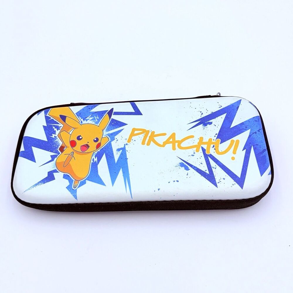 PowerA Pokemon Pikachu Nintendo Switch Slim Case Blue Yellow Travel Pouch
